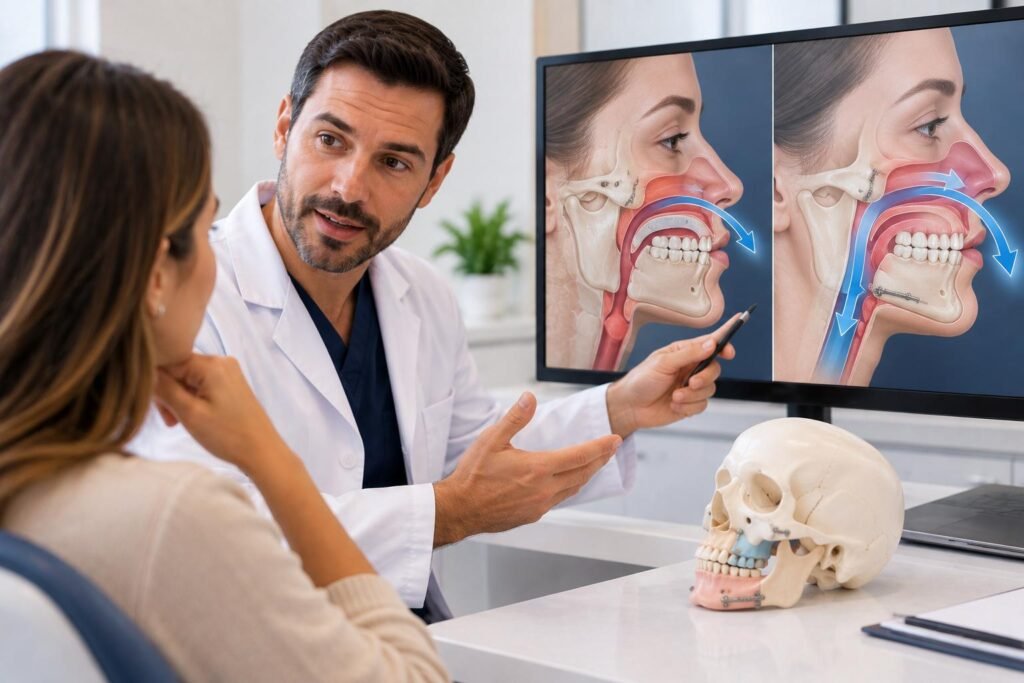 Como a Cirurgia Ortognática Melhora a Respiração?